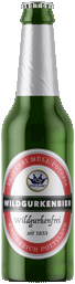 Eine grüne Bierflasche